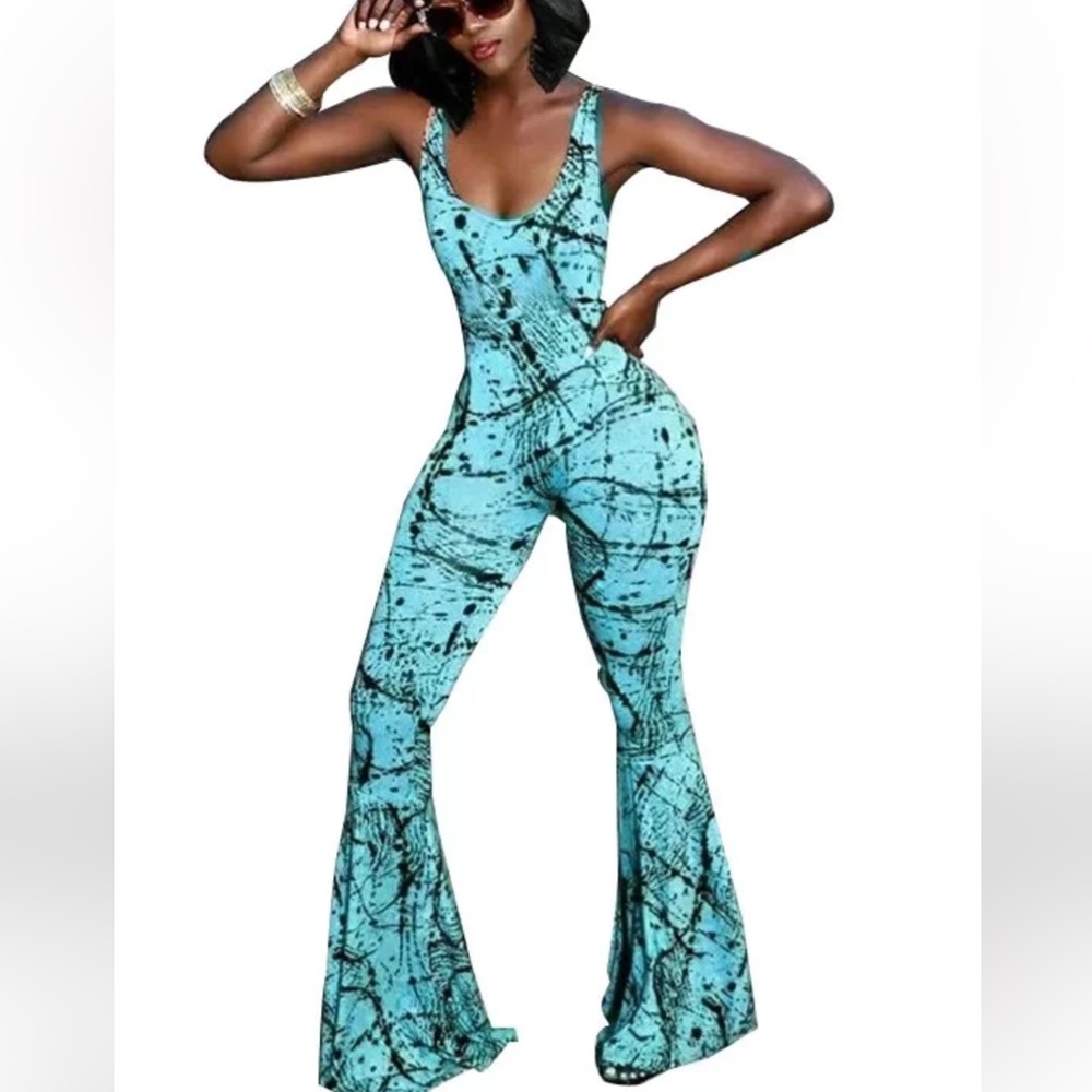 Sexy bondage jumpsuit